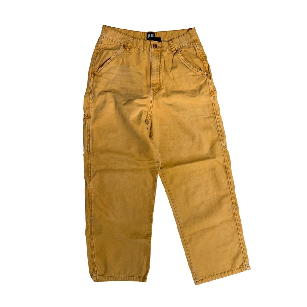 BDG Urban Outfitters High-Rise Twill Carpenter Pants Mustard Yellow Size 30